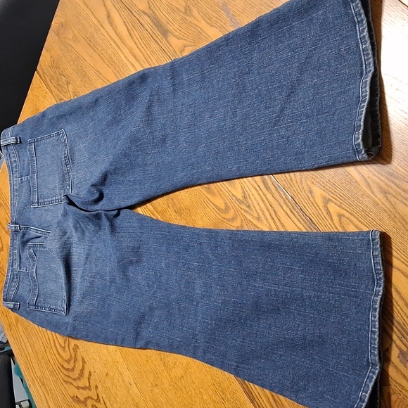 FRAME Jeans Womens 30 BLUE  BOOT Denim Preowned Cut BOOTCUT Cowboy Western Used - Picture 8 of 8